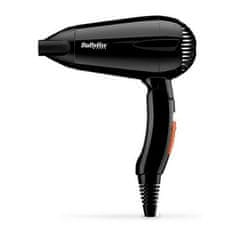 BaByliss Potovalni sušilnik las 5344E, 2000 W, črn