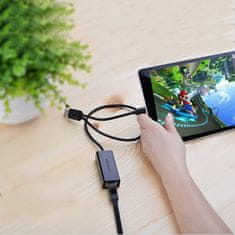 Ugreen Zunanja omrežna kartica LAN RJ45 - USB 2.0 100 Mbps - črna
