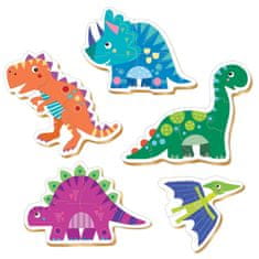 Educa Otroška sestavljanka Dinozavri 5v1 (3-5 kosov)