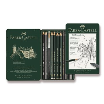 Faber-Castell Grafitni svinčnik Pitt Graphite - komplet 11 kosov
