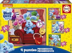 Educa Puzzle Blue's Clues 4v1 (12,16,20,25 kosov)
