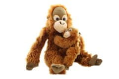 Lamps Plišasti orangutan z dojenčkom 27 cm