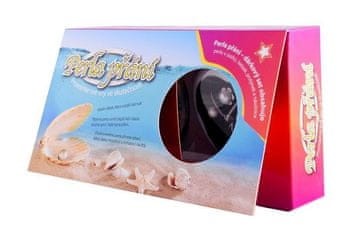 Zaparevrov Kartica z biseri v škatlici za bisere z uhani in prstanom