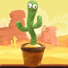 Zaparevrov Interaktivni govoreči in pojoči kaktus s pogonom USB
