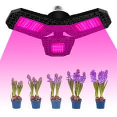 TIMMLUX LED sijalka E27 8W 108 LED za rast rastlin - grow lamp