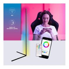 ZELUX Wi-Fi pametna RGB LED 12W kotna svetilka 140cm