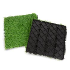 GARDEN OF EDEN Plošče z umetno travo 6 kos za polaganje na klik 30 x 30 cm 6 kos / paket