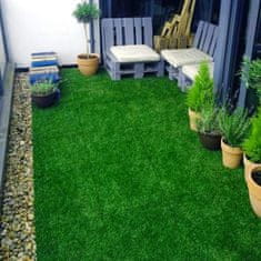 GARDEN OF EDEN Plošče z umetno travo 6 kos za polaganje na klik 30 x 30 cm 6 kos / paket