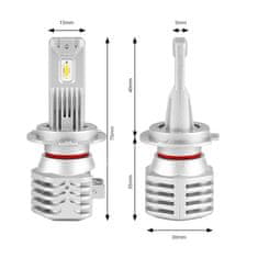 AMIO LED sijalka H7 "plug and play" mini X1 40W 4400lm 6500K E8 za glavne luči