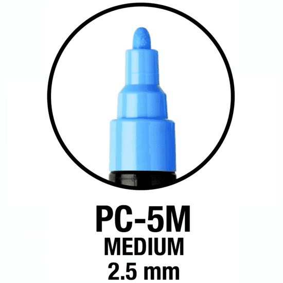 Marker Uni PC-5M POSCA, set 8/1