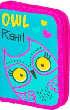 WHOOSH! Peresnica polna Cool Kid ena zadrga Owl Right