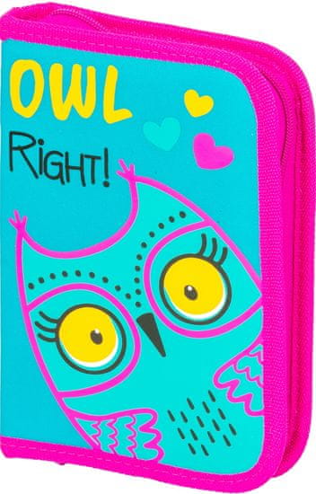 WHOOSH! Peresnica polna Cool Kid ena zadrga Owl Right