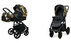 Babylux Color Lux Gold Jungle | 2v1 Kombinirani Voziček kompleti | Otroški voziček + Carrycot