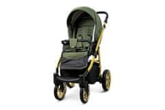 Babylux Color Lux Olive | 2v1 Kombinirani Voziček kompleti | Otroški voziček + Carrycot