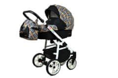 Babylux Color Lux Gold Grille | 2v1 Kombinirani Voziček kompleti | Otroški voziček + Carrycot