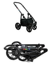 Babylux Color Lux Green Garden | 2v1 Kombinirani Voziček kompleti | Otroški voziček + Carrycot