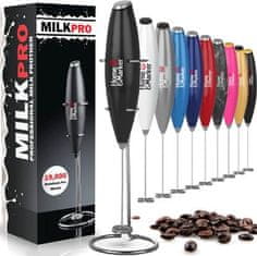 HOME & MARKER® Baterijski Penilec Mleka z 19.000 Vrtljaji na Minuto s Stojalom - MILKFROTH