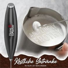 HOME & MARKER® Baterijski Penilec Mleka z 19.000 Vrtljaji na Minuto s Stojalom - MILKFROTH