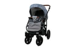 Babylux Optimal Silver Stone | 3v1 Kombinirani Voziček kompleti | Otroški voziček + Carrycot + Avtosedežem
