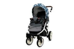 Babylux Optimal Grey Moro | 3v1 Kombinirani Voziček kompleti | Otroški voziček + Carrycot + Avtosedežem