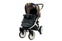 Babylux Optimal Gold Chain | 4v1 Kombinirani Voziček kompleti | Otroški voziček + Carrycot + Avtosedežem + ISOFIX
