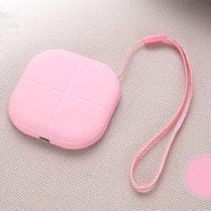 Symfony brezžični potovalni polnilec, roza