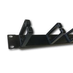 DATACOM 19" 1U 5x trdo plastično oko 3x6cm