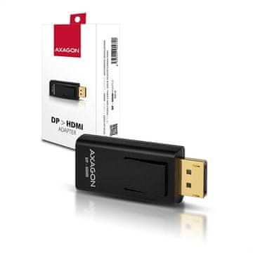 AXAGON RVD-HI, DisplayPort -&gt; HDMI reduktor / adapter, FullHD