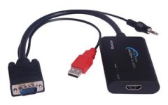 Pretvornik VGA+audio v HDMI