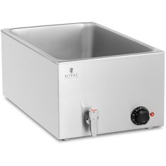 Royal Catering Bemar električni grelnik s pipo za posode GN 1/1 600 W