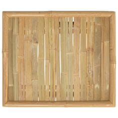 shumee Vrtna miza 65x55x30 cm bambus