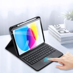 Dux Ducis Wireless Keyboard etui z tipkovnico za iPad 10.9'' 2022 10 Gen, črna