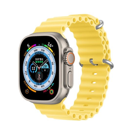 Dux Ducis Strap pašček na Apple Watch 42/44/45mm, yellow