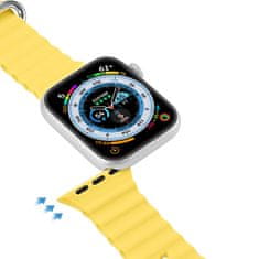 Dux Ducis Strap pašček na Apple Watch 42/44/45mm, yellow