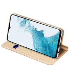 Dux Ducis Skin Pro knjižni ovitek za Samsung Galaxy A23, zlato