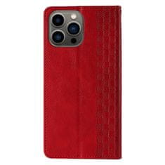 MG Magnet Strap knjižni ovitek za Samsung Galaxy A34 5G, rdeča