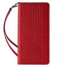 MG Magnet Strap knjižni ovitek za Samsung Galaxy S23 Ultra, rdeča