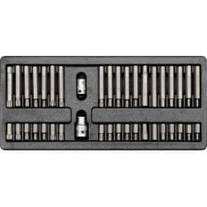 YATO Vstavki za vtičnice - nastavki za vijačenje, 40 kosov