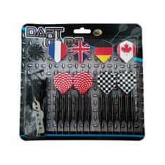 Master Sport Puščice Black Plated Brass 12 kosov, komplet s konico 18g