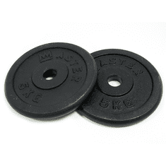 Master Sport Uteži - diski, 5 kg, kovinske (par)