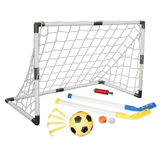 Master Sport Gol 94 x 61 x 48 cm, z dodatki, žogo in hokejskimi palicami