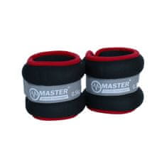 Master Sport Uteži za zapestje in noge 2 x 0,5 kg - neopren