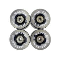 Master Sport Osvetljena kolesca za plastično rolko MASTER, 60 x 45 mm, črna