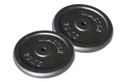 Master Sport Uteži - diski, 25 kg, kovinski (par)