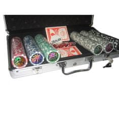 Master Sport Poker Set v luksuznem kovčku z oznako vrednosti