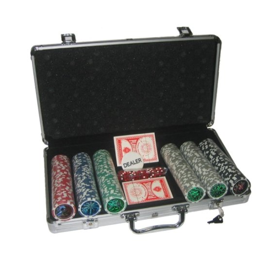 Master Sport Poker Set v luksuznem kovčku z oznako vrednosti