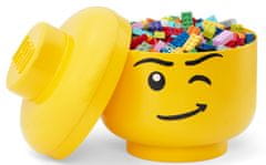 LEGO Škatla za shranjevanje, motiv glave, velikost L
