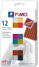 FIMO Komplet 12 barv x 25 g - Usnje