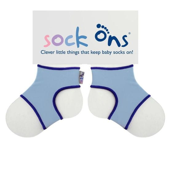 KIKKO SOCK ONS Klasično držalo za nogavice, modro (6-12m)
