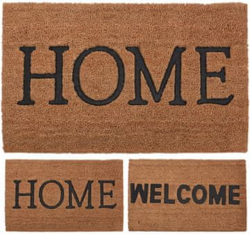 shumee Zunanji predpražnik iz kokosove gume 75,5 x 45 cm